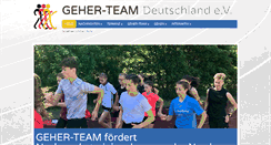 Desktop Screenshot of geher-team.de
